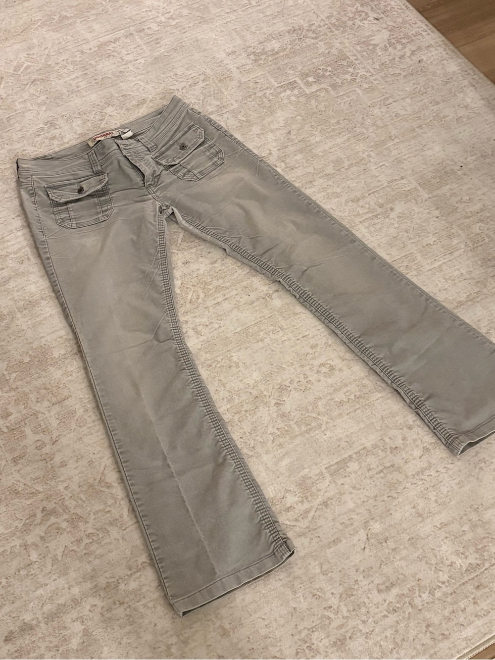 UNIONBAY Light Gray Flare Jeans